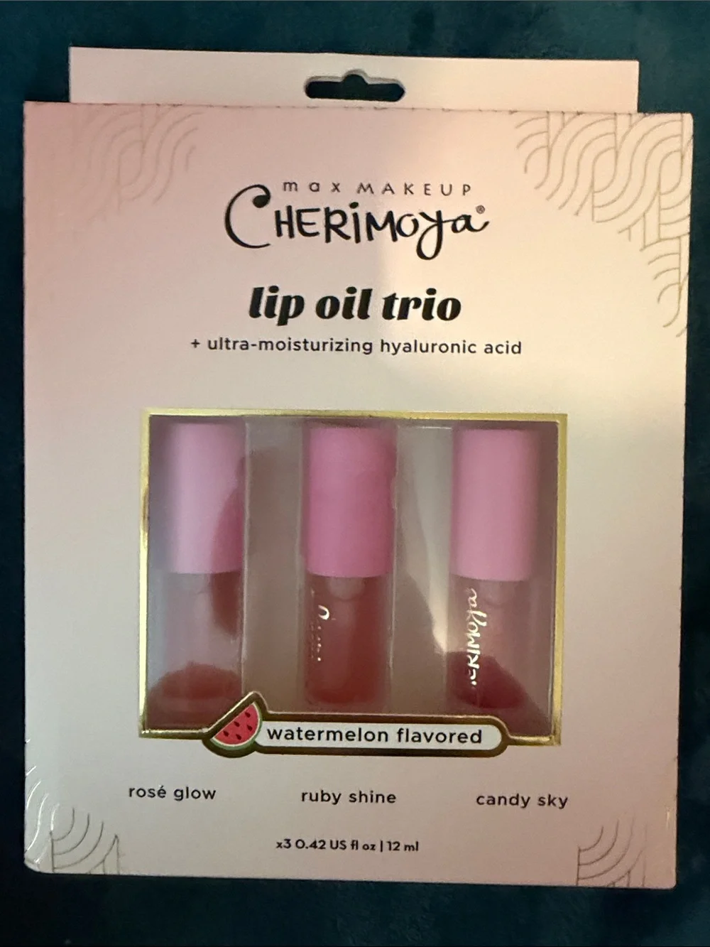 Cherimoja Lip Oil Trio + Mascara Duo with biotin growth serum